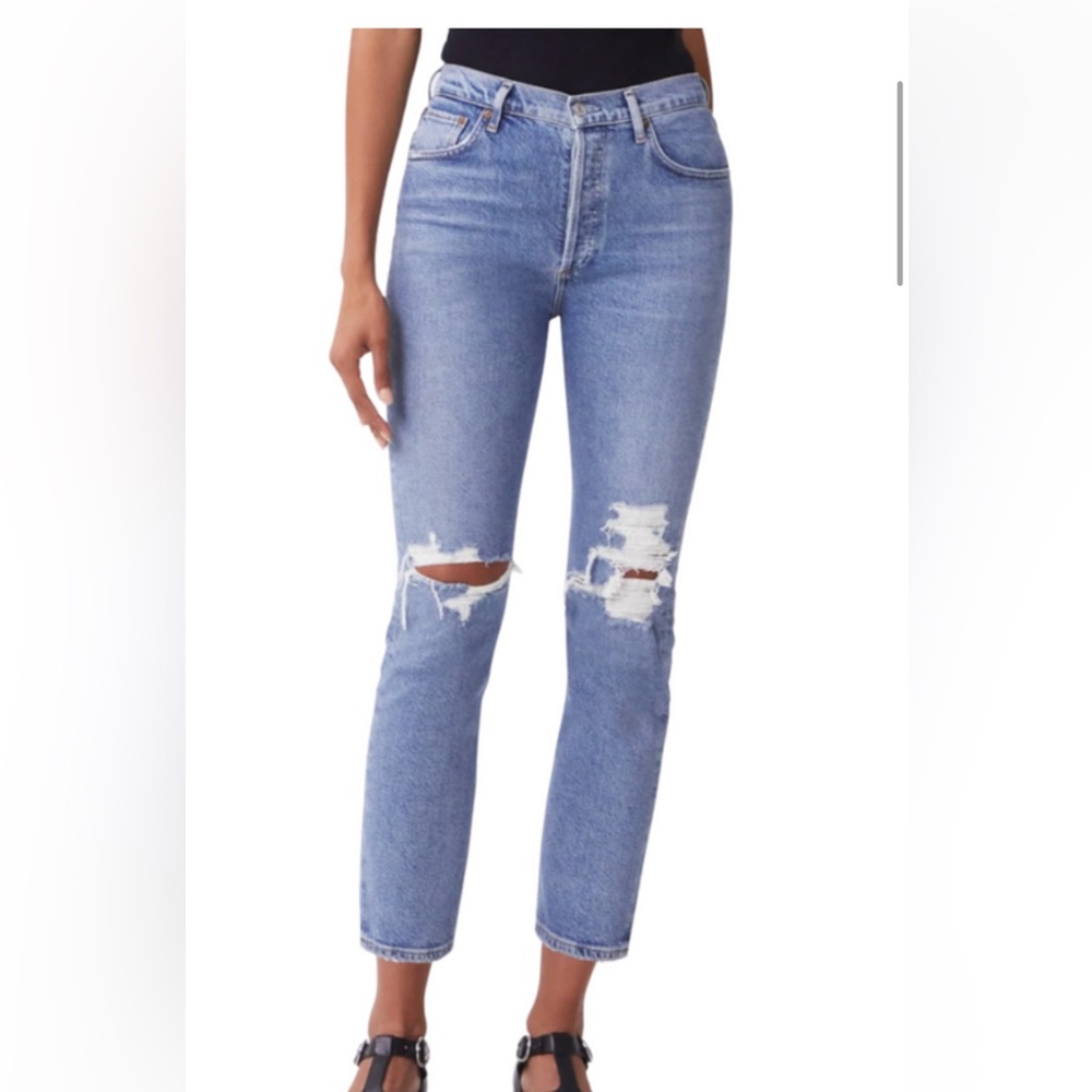 Agolde RILEY HIGH RISE STRAIGHT JEAN